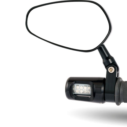 Bar End Motorcycle LED Indicators - DOUBLE SIDED by Oberon Performance