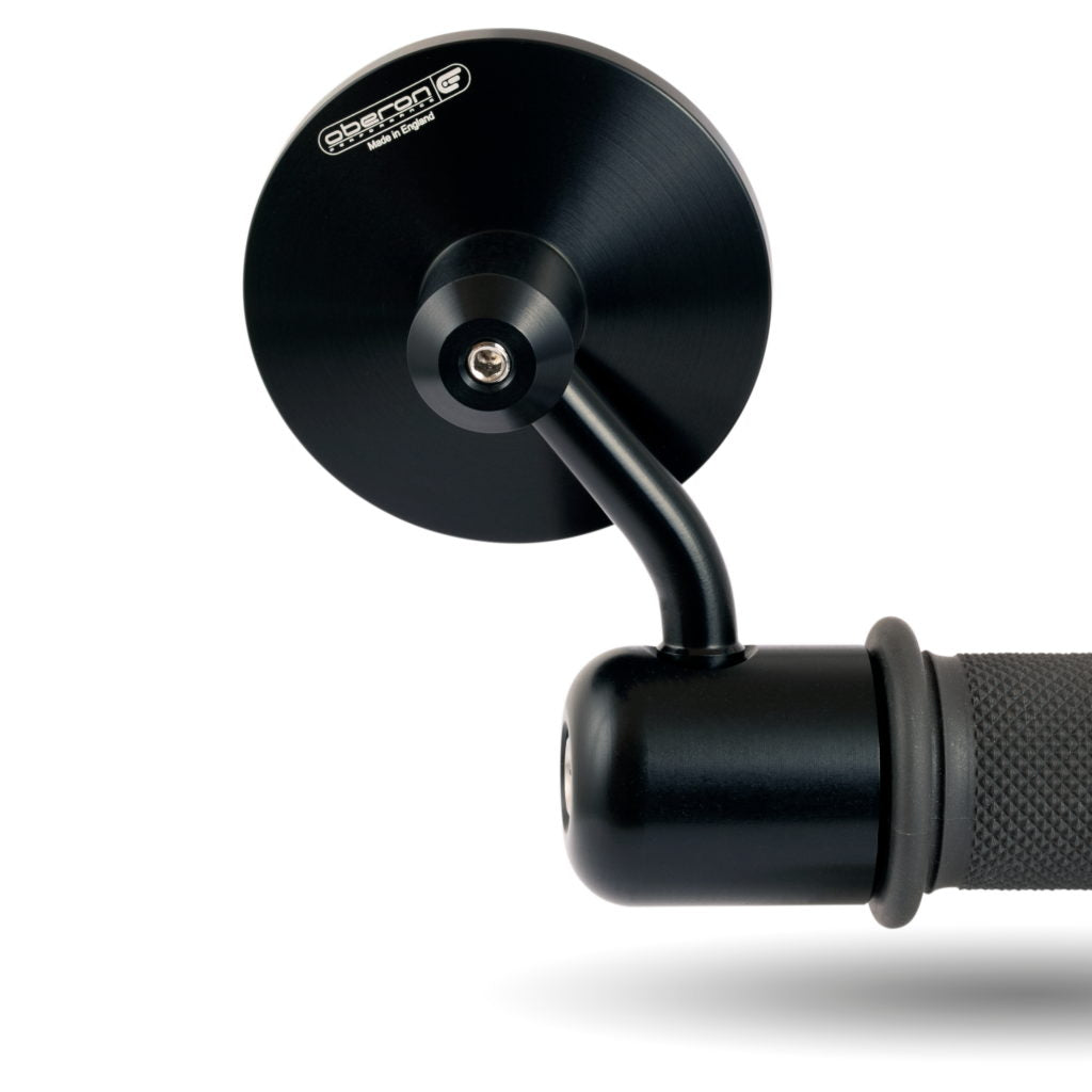 75mm Streetfighter Bar End Mirror for BMW R Nine T and S1000R by Oberon Performance