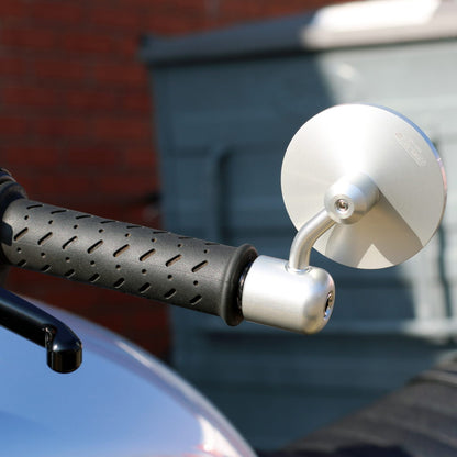 60mm Streetfighter Bar End Mirror for BMW R Nine T and S1000R by Oberon Performance