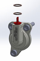 Ducati clutch slave cylinder Clu-1260 by Oberon Performance