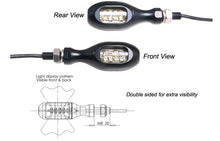 Load image into Gallery viewer, Mini LED Motorcycle Turn Signals - DOUBLE SIDED