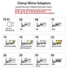 Load image into Gallery viewer, Adjustable Clamp Mirror OBERON PERFORMANCE -  (SILVER)